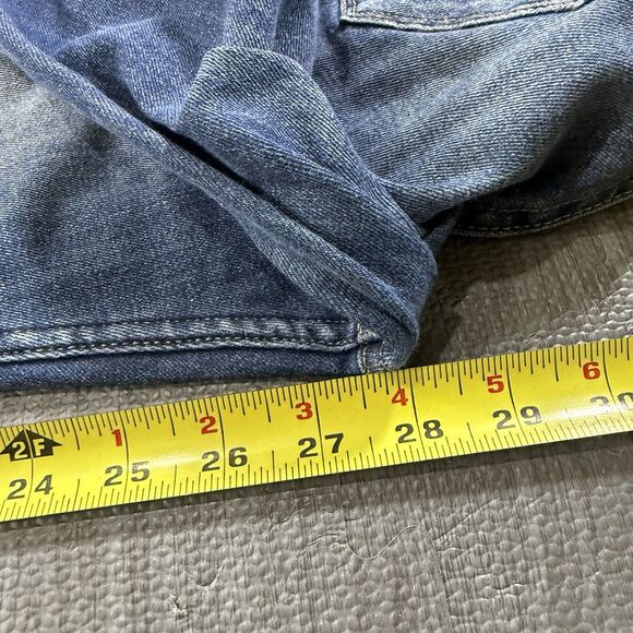 Dish Denim Jeans Women W30 L28 Blue Med Rise Skinny Medium Wash Stretch Zip - Picture 6 of 6